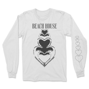 Beach House / Once Twice Melody White Long Sleeve T-Shirt (2-3일 이내 발송 가능)